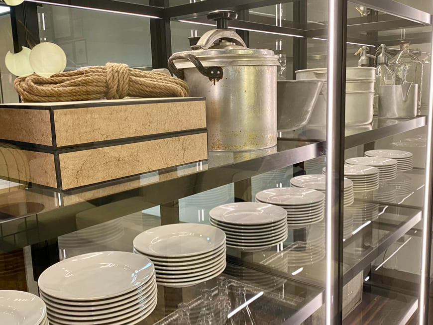 Scaffali acciaio inox
